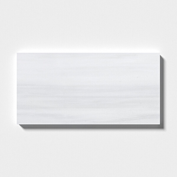 Bianco Dolomiti Classic Polished Marble Tile 6×12 Image