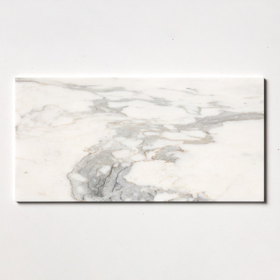 Calacatta Gold Royal Polished Marble Tile 12x24
