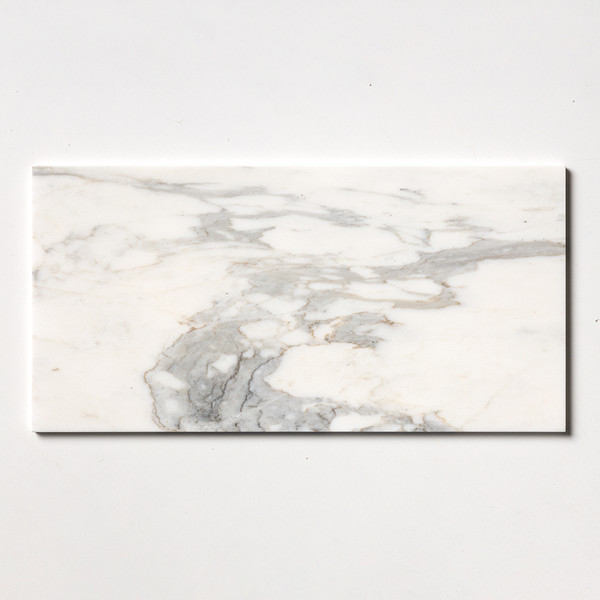 Calacatta Gold Royal Polished Marble Tile 12×24 Image