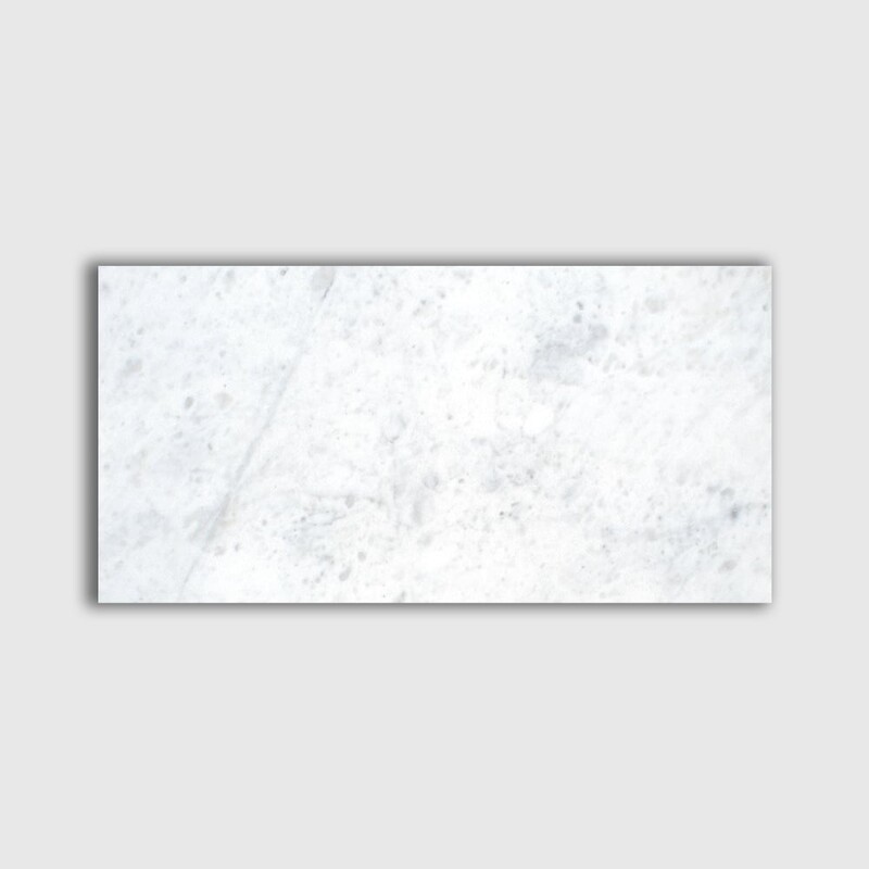 Opal White Polished Marble Tile 12x24