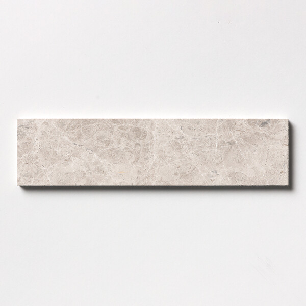 Silberner Schatten geschliffene Marmorfliese 3×12 Bild