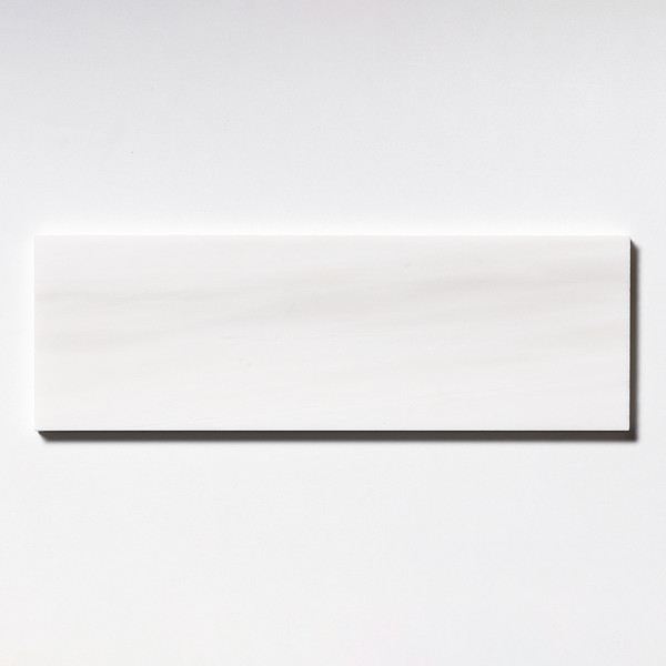 Bianco Dolomiti Classic Honed Subway Marble Tile 4×12 Image
