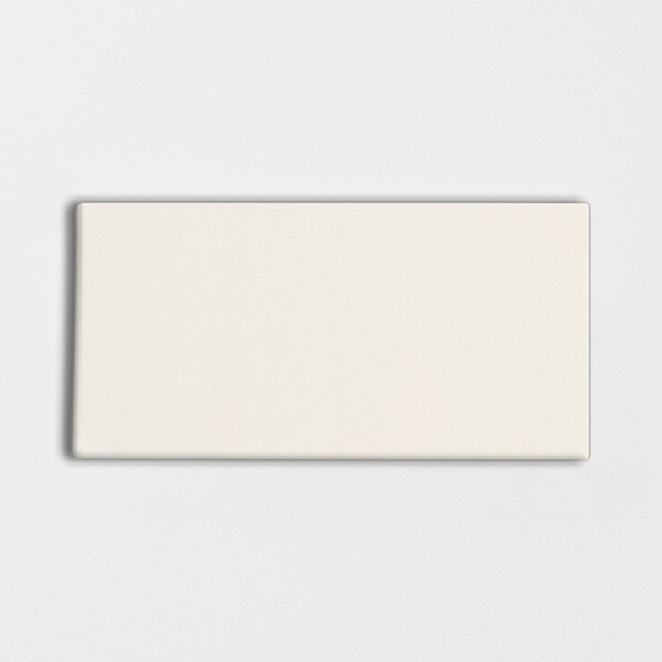 Ivory Matte Subway Ceramic Tile 3×6 Image