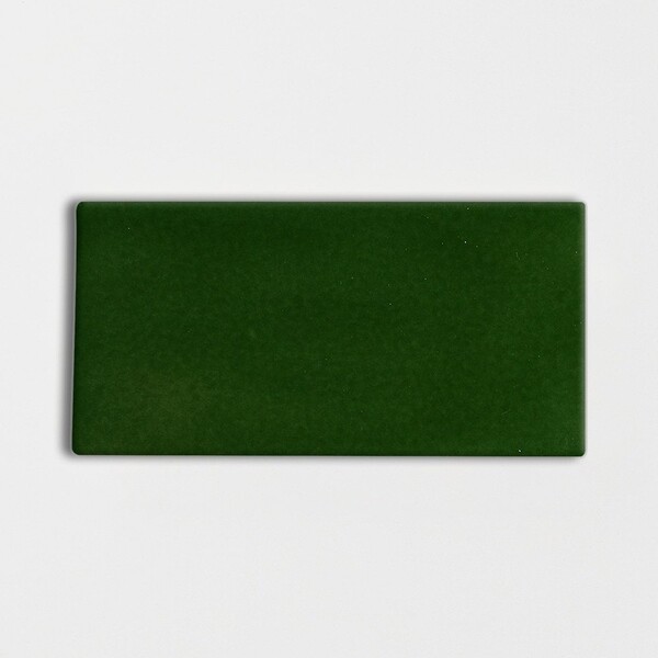Emerald Glossy Subway Ceramic Tile 3×6 Image