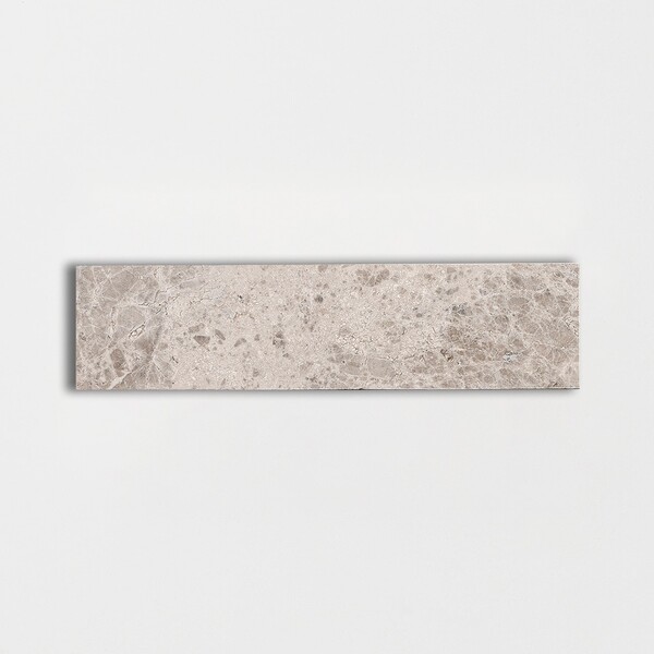 Silver Shadow Honed Subway Marble Tile 2×8 Image