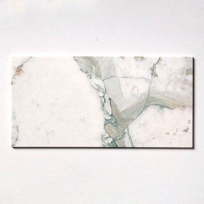 Calacatta Green Honed Marble Tile 12x24