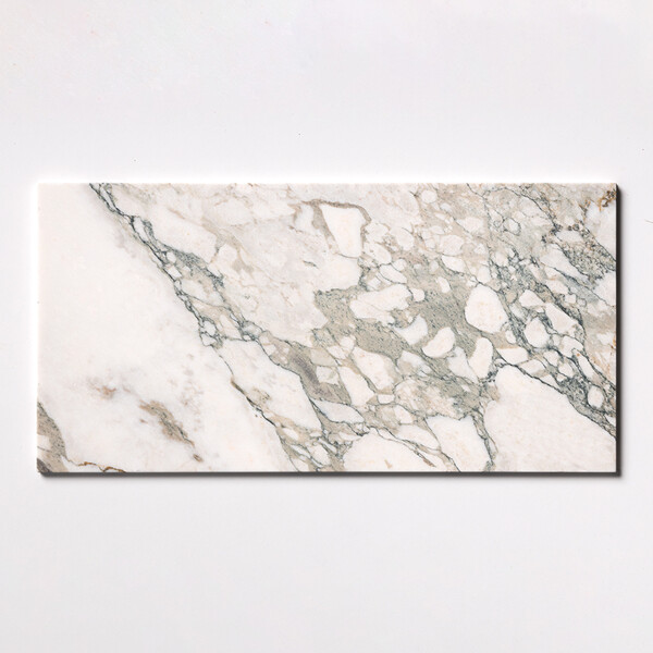 Calacatta Green Honed Marble Tile 12×24 Image