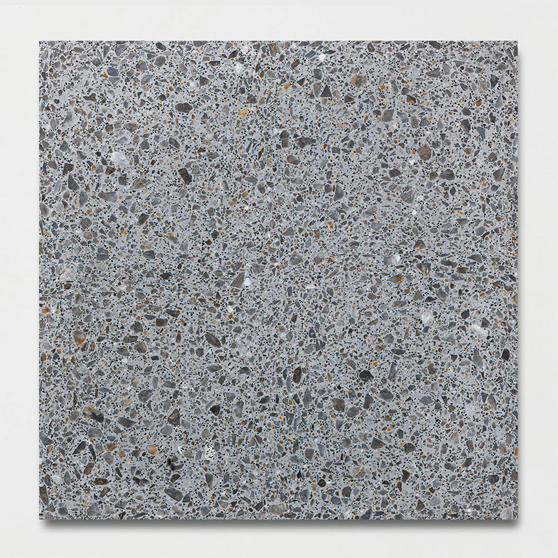 Cool Greysca Honed Terrazzo Tile 15 3/4x15 3/4