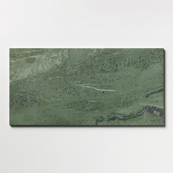 Verde Tia Polished Marble Tile 12×24 Image