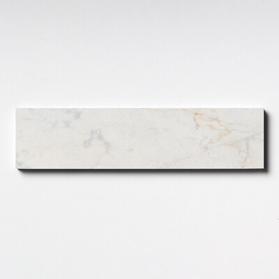 White Pearl Honed Marble Tile 3x12