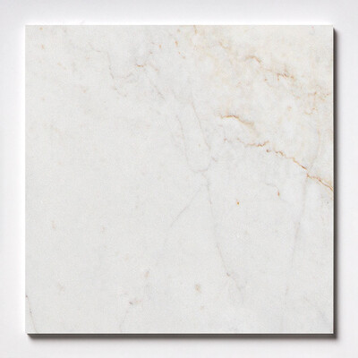 White Pearl Honed Marble Tile 18x18