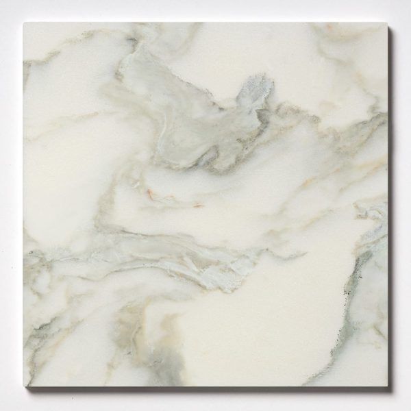 Calacatta Renaissance Honed  Marble Tile 12×12 Image