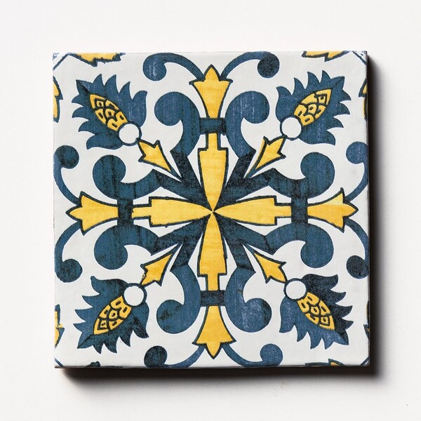 Sintra 4 Square 1/2 Glazed Ceramic Tile 6×6 Image