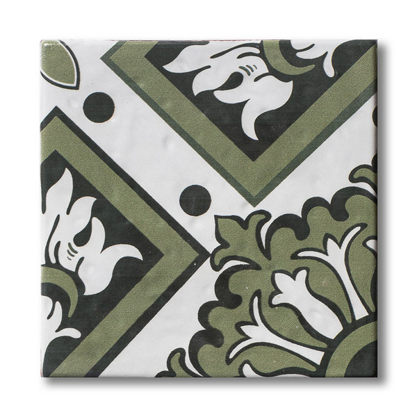Palena 1 Square 1/2 Glazed Ceramic Tile 6×6 Image