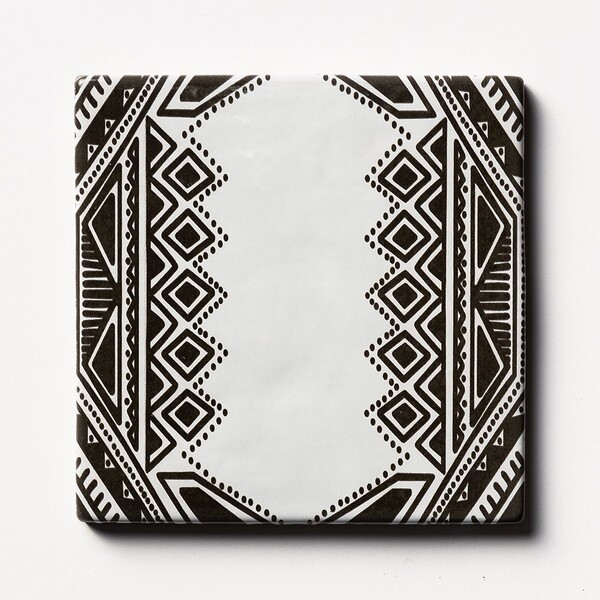 Bavi 1 Square 1/2 Glazed Ceramic Tile 6×6 Image