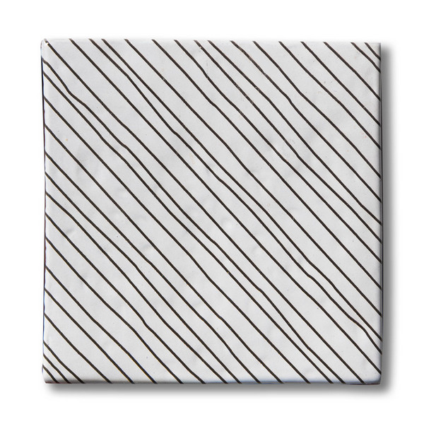 Azulejo cerámico esmaltado Zuni de 3 cuadrados y 1/2 pulgadas, 6×6 pulgadas
