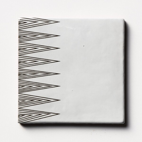 Bavi 5 Square 1/2 Glazed Ceramic Tile 6×6 Image