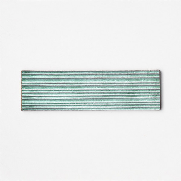 Sage Glossy Legato Thin Brick Wall Decos 2 1/4×7 7/8 Image