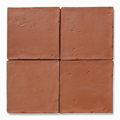 Hand Made Natural Terracotta Tile 6x6