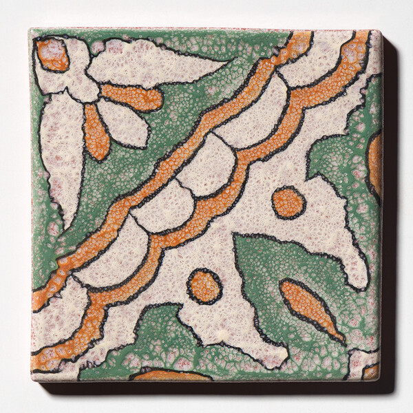 Raphael Glossy Terracotta Tile 6×6 Image