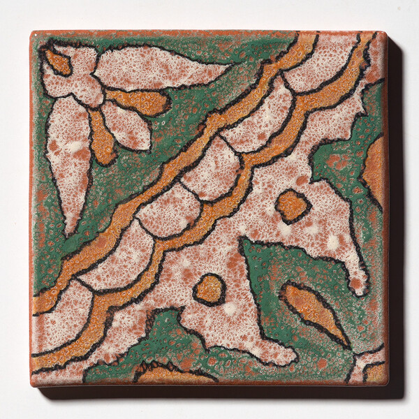 Donatello Glossy Terracotta Tile 6×6 Image