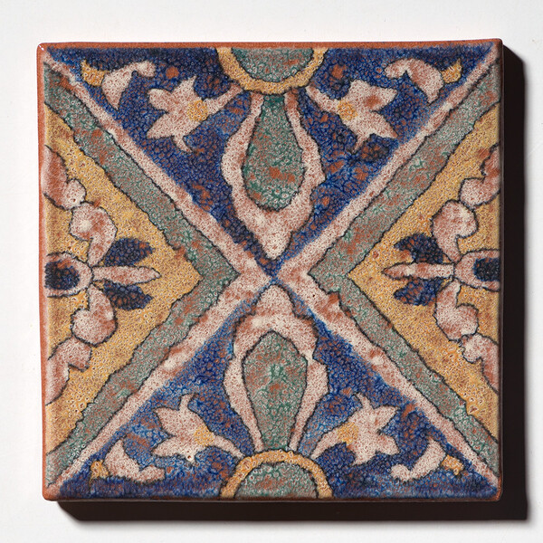 Tintoretto Glossy Terracotta Tile 6×6 Image