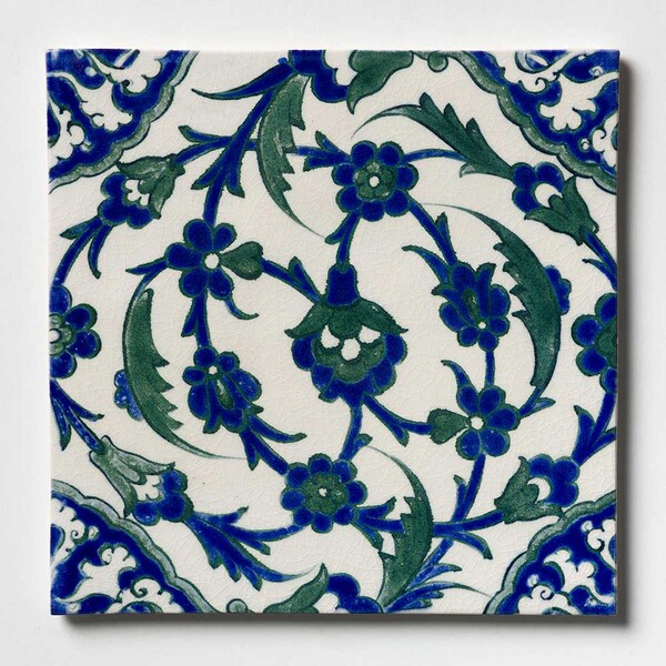 Silk Glossy Terracotta Tile 8×8 Image
