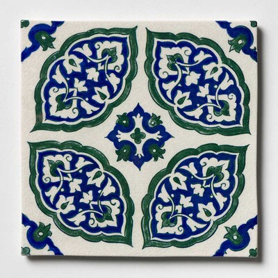 Bargello Glossy Ceramic Tile 8x8