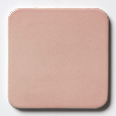 Blush Glossy Halo Ceramic Tile 6x6