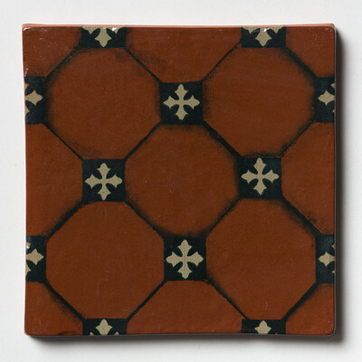 Duke Glossy Terracotta Tile 6x6