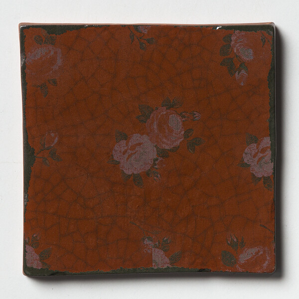 Countes Glossy Terracotta Tile 6×6 Image