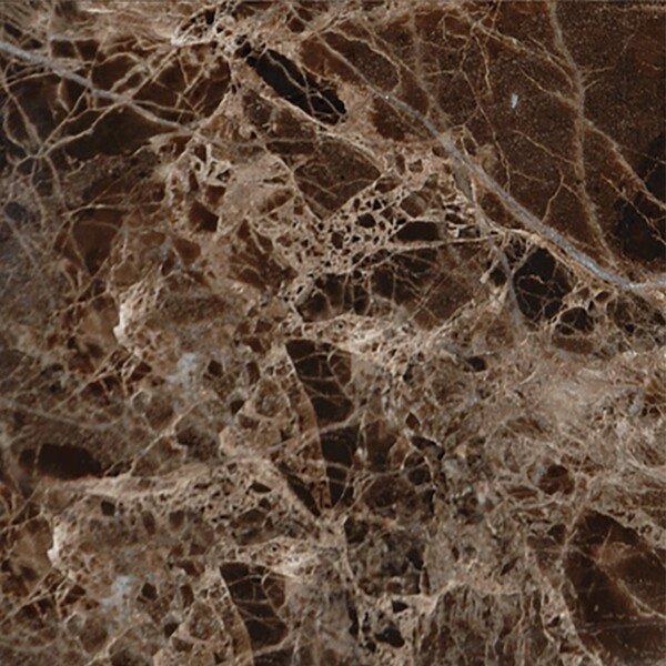 Emperador Dark Polished Marble Tile 18×18 Image