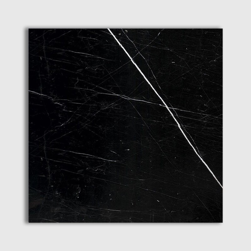 Black Polished Marble Tile 5 1/2x5 1/2