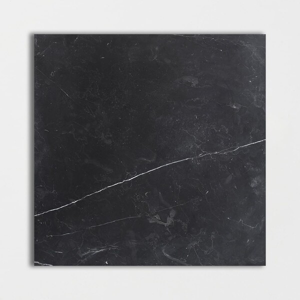 Black Honed Marble Tile 18×18 Image
