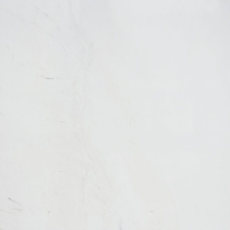 New Snow White Polished Marble Tile 24x24