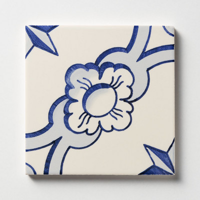 Casal Blue Glazed Ceramic Tile 6×6 Image