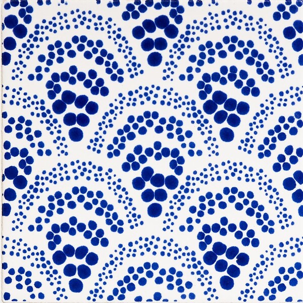 Pure White, Iris Matte Chou Chou Ceramic Tile 6×6 Image