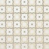 Damascus Champagne, Seashell, Olive Green Multi Finish Limestone Waterjet Decos 11×11 Image