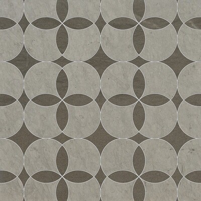 Constantine Britannia, Bosphorus Honed Limestone Waterjet Decos 13 5/8×13 5/8 Image