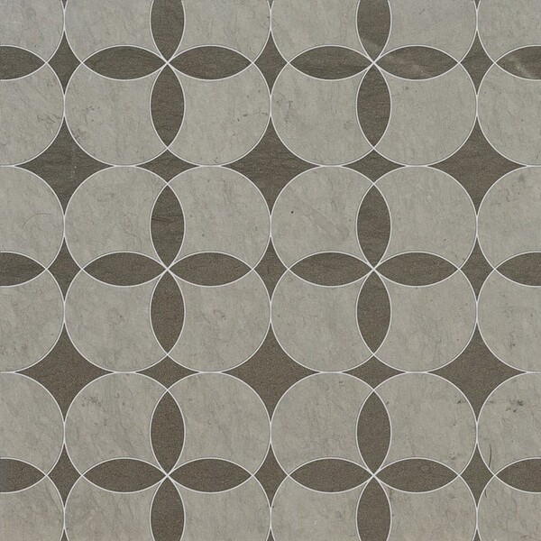 Constantine Britannia, Bosphorus Honed Limestone Waterjet Decos 13 5/8×13 5/8 Image