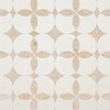 Constantine Champagne, Seashell Honed Limestone Waterjet Decos 13 5/8×13 5/8 Image