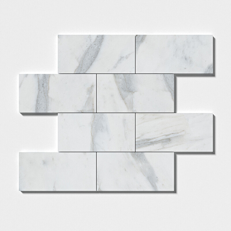 Calacatta Gold Royal Polished  Marble Tile 6×12