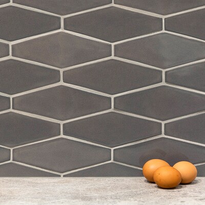 Barn Glossy Longest Hexagon Ceramic Tile 3×7 7/8 (DC00208)