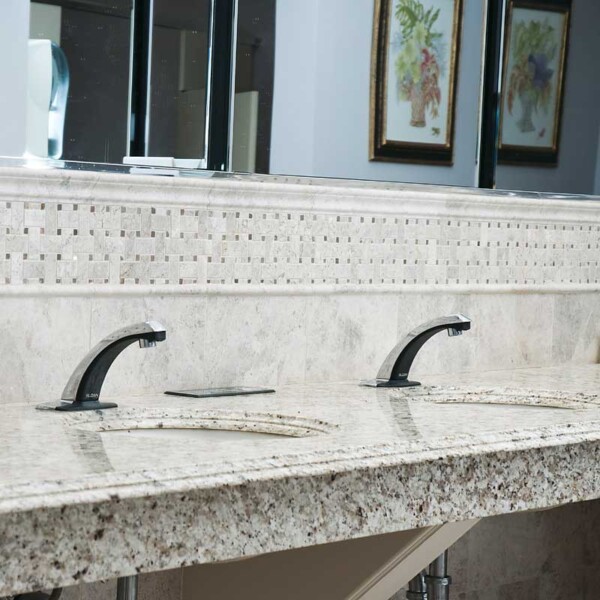 Silver Clouds Polished Pencil Liner Marble Moldings 1/2×12 (ML00526) Silver Clouds Polished Andorra Marble Moldings 2×12 (ML00524) Silver Clouds&tobacco Polished Basket Weave Marble Mosaic 12×12 (MS00698)