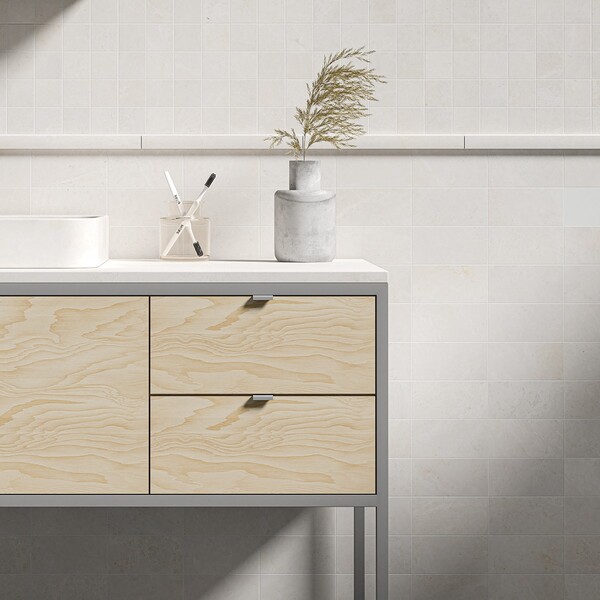 Vanilla Honed Flatiron Marble Moldings 1×12 (ML01000)
