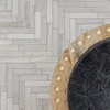 Skyline Full Grain Large Herringbone Marble Mosaics 32,7x21,8