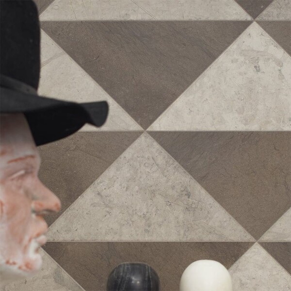 Britannia, Bosphorus Honed Mcm Square Limestone Mosaic 8×8 (MS01527)