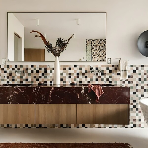 Blend Honed San Tropez Marble Mosaic 12×12 (MS02197)