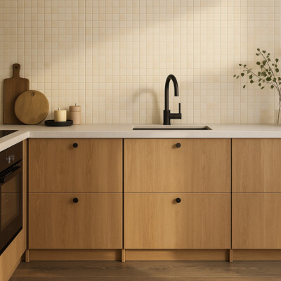 Calacatta Amber Honed 2×2 Marble Mosaic 12×12 (MS02317)