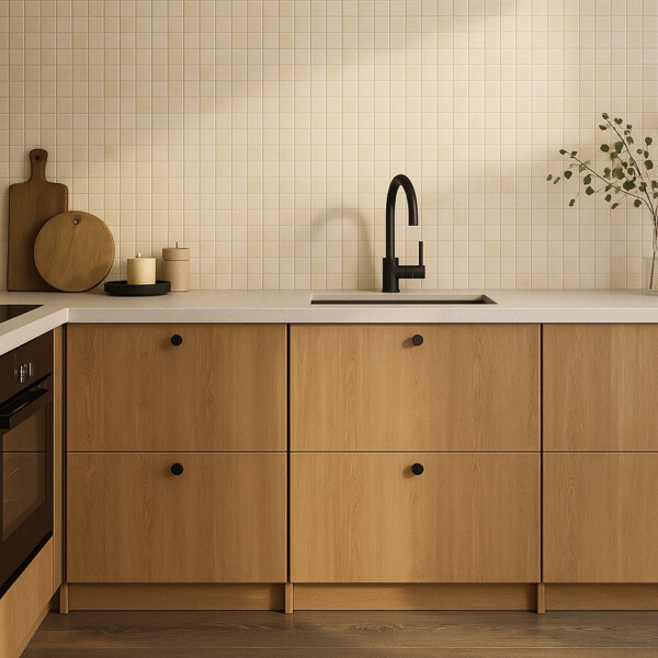 Calacatta Amber Honed 2×2 Marble Mosaic 12×12 (MS02317)